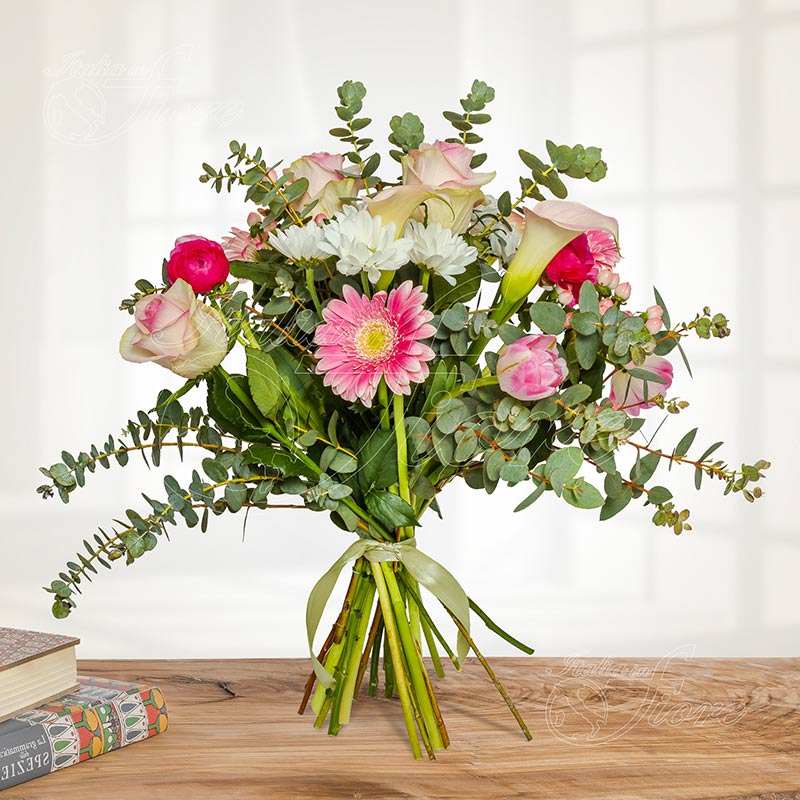 Fiori più venduti: Bouquet Bianco e Rosa