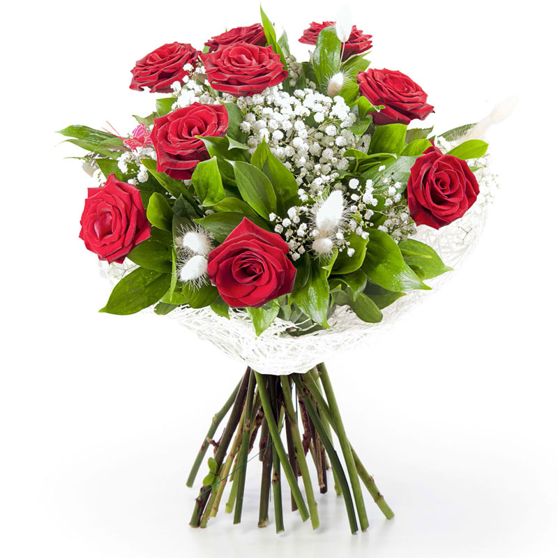 Spedire 9 rose rosse