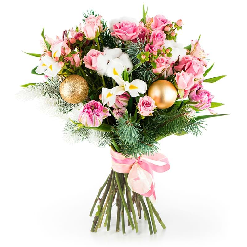 Spedire bouquet natalizio romantico