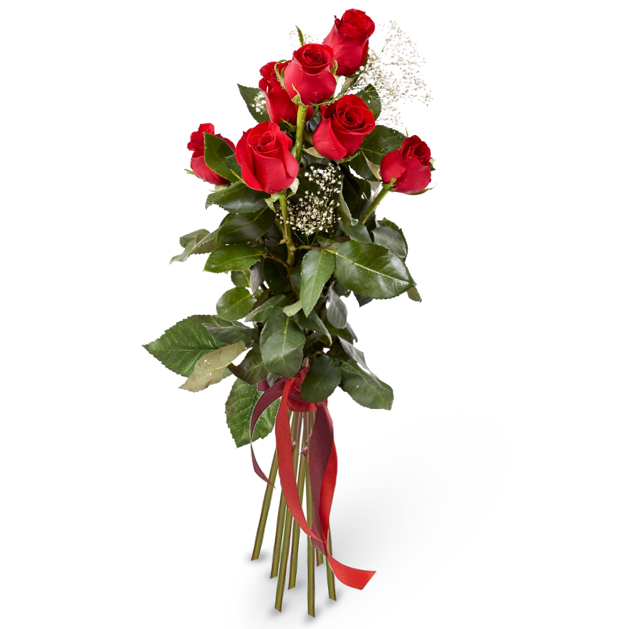 Mazzo Di 7 Rose Rosse A Domicilio