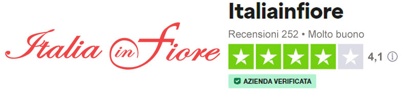 banner trustpilot con recensioni italiainfiore