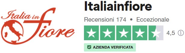 banner trustpilot con recensioni italiainfiore