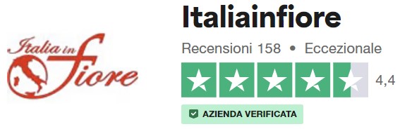 banner trustpilot con recensioni italiainfiore