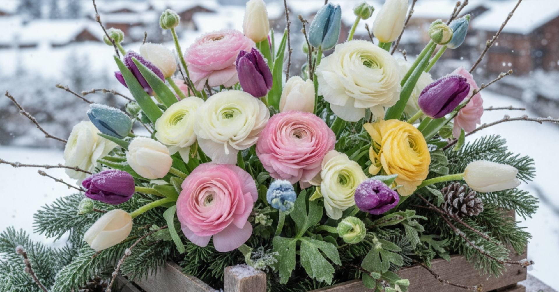 Fiori invernali quali scegliere a gennaio per balconi e spazi esterni
