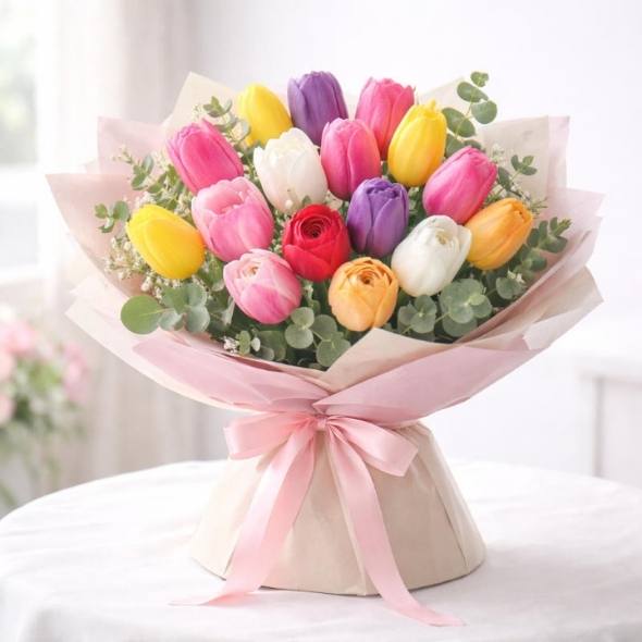 tulipani colorati