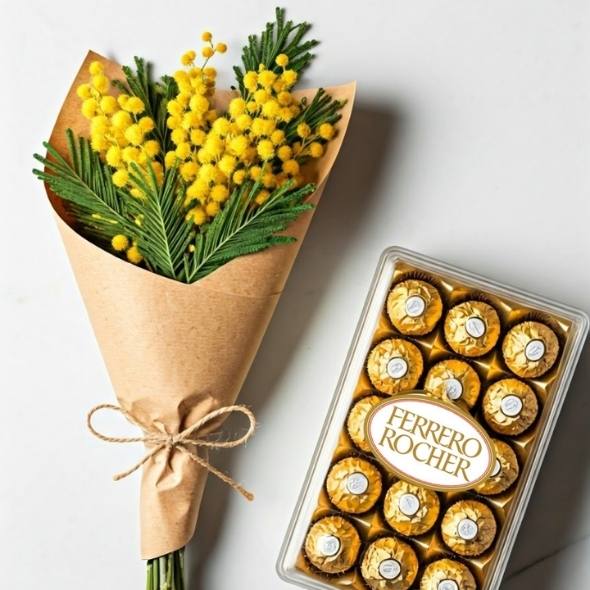 mimose e ferrero rocher
