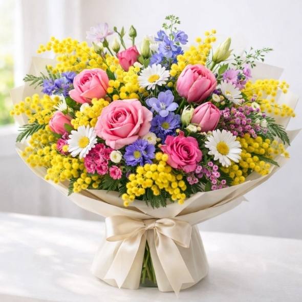 mimose e fiori